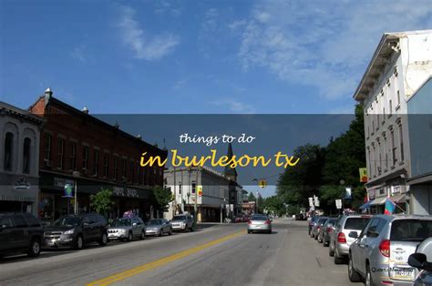 things to do in burleson tx|Iba pa.